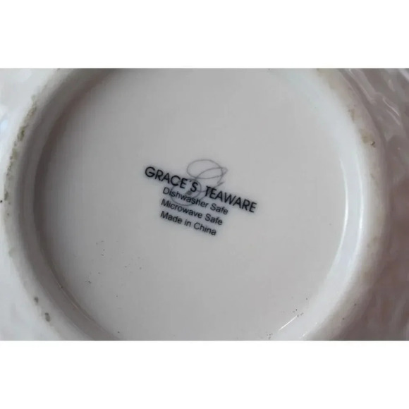 grace s teaware white with rope handle - Picture 3 of 4